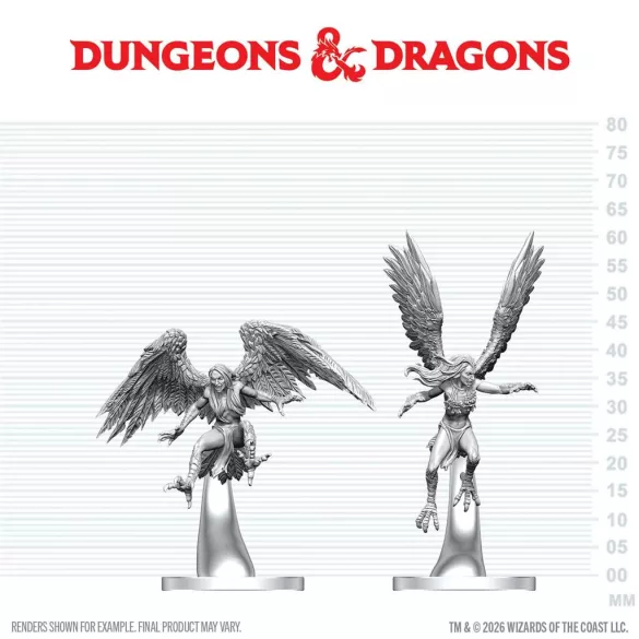 D&D Nolzur's Marvelous Miniatures: Harpies-90925