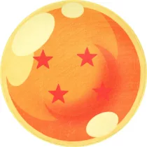 Dragon Ball - Rug (60x60 cm) - 4 Star Ball-SDTDRB26042