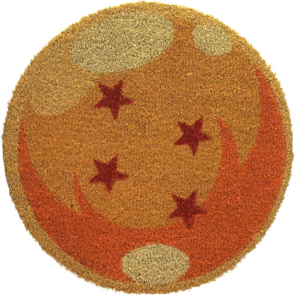 Dragon Ball - Round Doormat (50 cm) - 4 Star Ball-SDTDRB26147