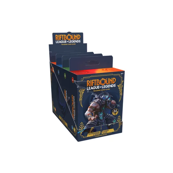 Riftbound: League of Legends TCG - Legacy Champion Deck Assorted Display (4 Decks) - EN-RB-06AD02-EN