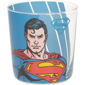 Superman - Drinking Glass (370 ml)-SDTWRN25285