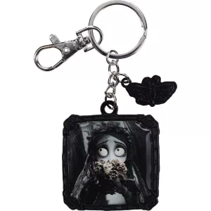Corpse Bride - Metal Keychain - Flowers-SDTWRN26336