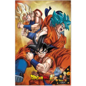Dragon Ball Super - 3D PVC Poster (38x58 cm) - Goku States-SDTDRB25604