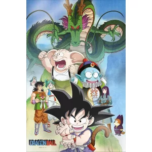 Dragon Ball - 3D PVC Poster (38x58 cm) - Shenron and Heroes-SDTDRB25636