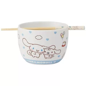 Cinnamoroll - Ceramic Bowl & Chopsticks Set-SKATER-SR-69726