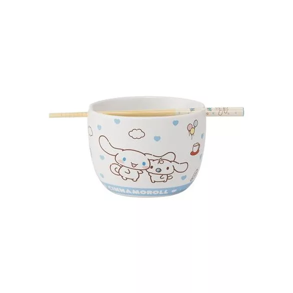 Cinnamoroll - Ceramic Bowl & Chopsticks Set-SKATER-SR-69726