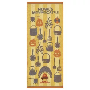 Howl's Moving Castle - Towel (34x80 cm) - Calcifer's Kitchen-MARU-60168