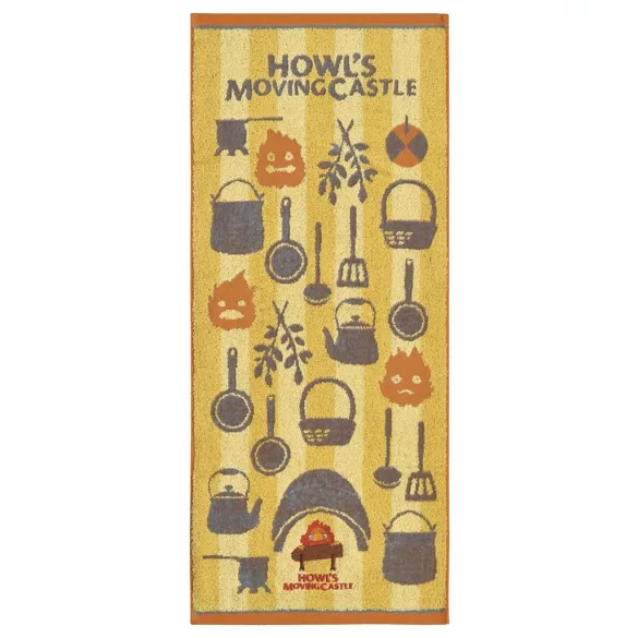 Howl's Moving Castle - Towel (34x80 cm) - Calcifer's Kitchen-MARU-60168