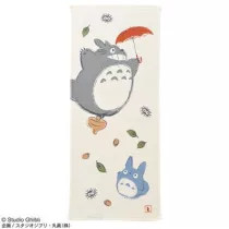 My Neighbor Totoro - Imabari Towel (34x80 cm) - Big Totoro Umbrella-MARU-70345