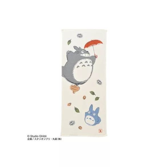 My Neighbor Totoro - Imabari Towel (34x80 cm) - Big Totoro Umbrella-MARU-70345