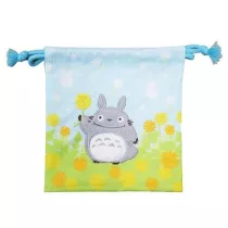 My Neighbor Totoro - Satchel with Lanyard (20x19 cm) - Totoro Flowers-MARU-70416