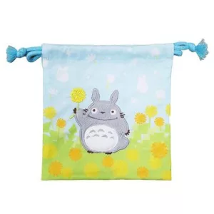 My Neighbor Totoro - Satchel with Lanyard (20x19 cm) - Totoro Flowers-MARU-70416