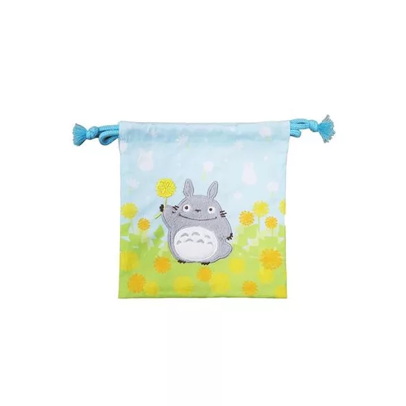 My Neighbor Totoro - Satchel with Lanyard (20x19 cm) - Totoro Flowers-MARU-70416