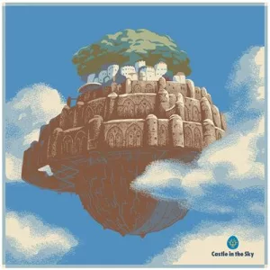 Castle in the Sky - Imabari Handkerschief (40x40 cm) - Laputa-MARU-87662