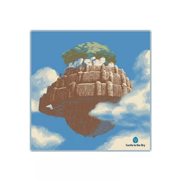 Castle in the Sky - Imabari Handkerschief (40x40 cm) - Laputa-MARU-87662