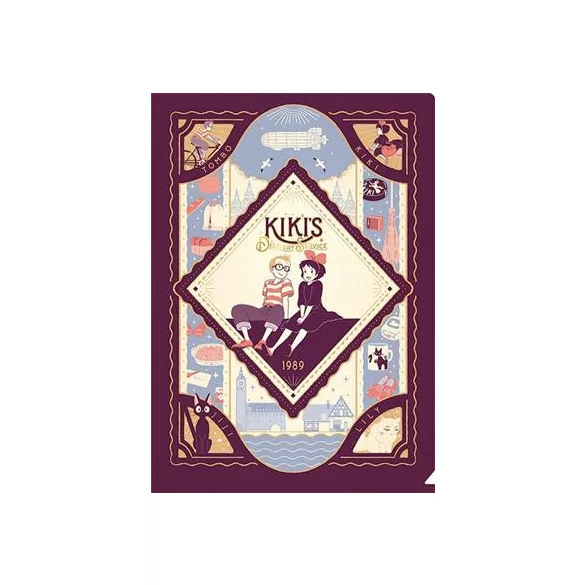 Kiki's Delivery Service - A4 Clear Folder - Art Deco-MOVIC-69286