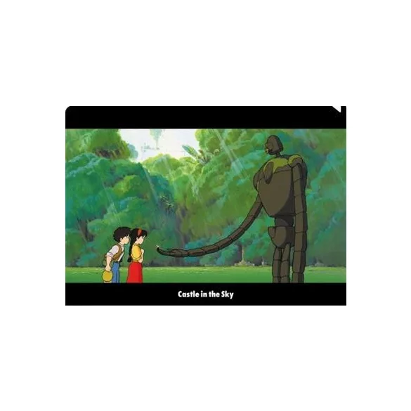 Castle in the Sky - A4 Clear Folder - Robot Gardener & Sheeta and Pazu-MOVIC-95213