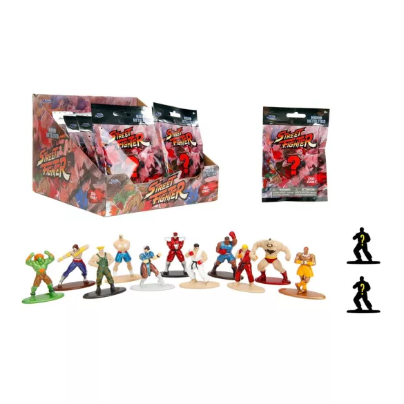 Street Fighter II - Nano Figures Blind Box, 13-sort. (Wave 1) (CDU of 24)-9335339314R00