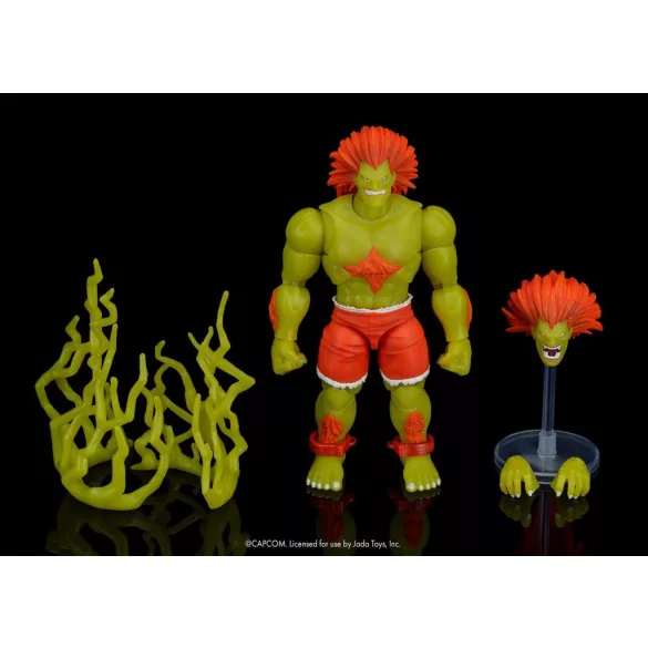 Street Fighter II - Action Figure - Blanka (Glow in the Dark)-9336976314R00