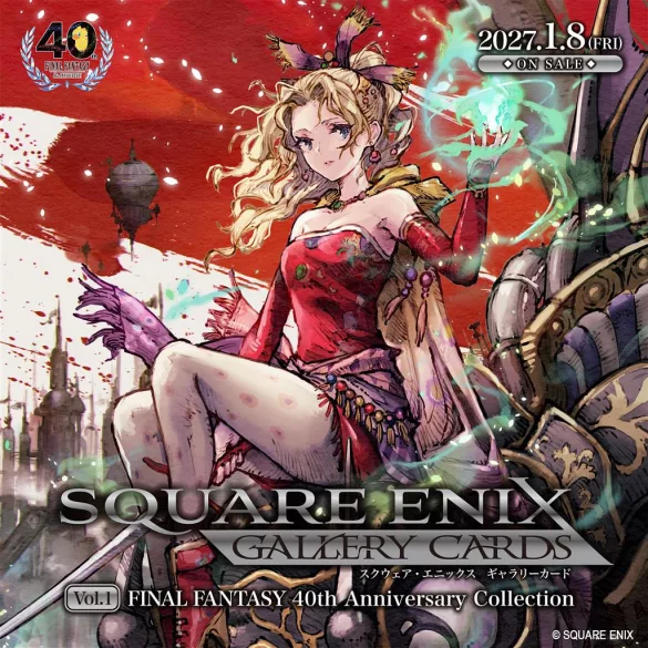 SQUARE ENIX GALLERY Cards Vol.01 - FINAL FANTASY 40th Anniversary Collection Box (10 packs) - EN-XFF00ZZ128