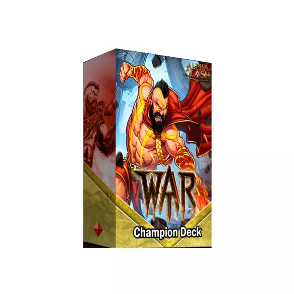 Alpha Clash - War Champion Deck - EN-ACCD04