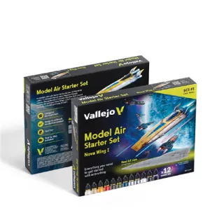 Vallejo - Model Air: Starter Set (12 + Figure)-71647
