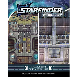 Starfinder Flip-Mat: Player Starship-PZO21014-FM