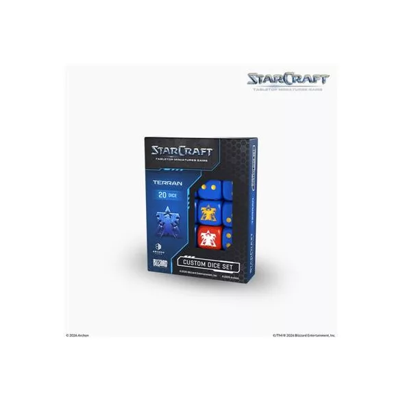 StarCraft® The Miniatures Game - TERRAN CUSTOM DICE SET-SCMG0025
