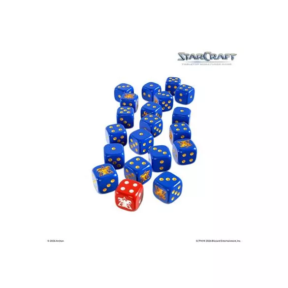 StarCraft® The Miniatures Game - TERRAN CUSTOM DICE SET-SCMG0025