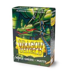 Dragon Shield Small Sleeves - Japanese Matte Apple Green (60 Sleeves)-AT-11118