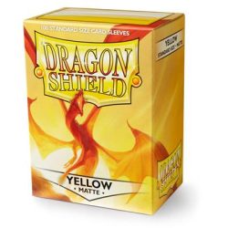 Dragon Shield Standard Sleeves - Matte Yellow (100 Sleeves)-AT-11014