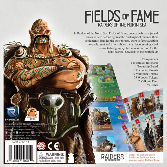 Raiders of the North Sea: Fields of Fame társasjáték kiegészítő - EN