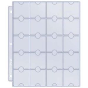UP - 20-Pocket Platinum Page for Coins and Tokens (10-pack)-81702
