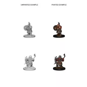 Pathfinder Deep Cuts Unpainted Miniatures - Dwarf Male Barbarian-WZK72615