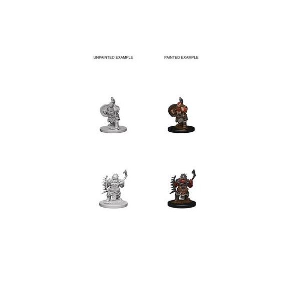 Pathfinder Deep Cuts Unpainted Miniatures - Dwarf Male Barbarian-WZK72615