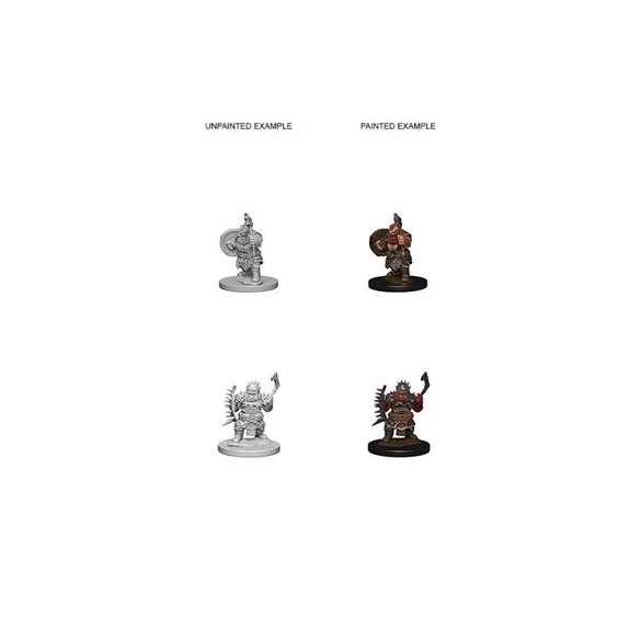 Pathfinder Deep Cuts Unpainted Miniatures - Dwarf Male Barbarian-WZK72615
