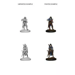 Pathfinder Deep Cuts Unpainted Miniatures - Elf Female Bard-WZK72611