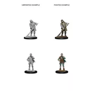 Pathfinder Deep Cuts Unpainted Miniatures - Towns People (Farmer/Aristrocat)-WZK72585