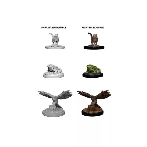 WizKids Deep Cuts Unpainted Miniatures: Familiars-73094