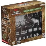 D&D Nolzur’s Marvelous Miniatures: Adventurer's Campsite táborhely díszletkészlet