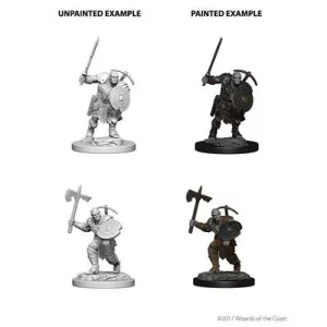 D&D Nolzur’s Marvelous Miniatures: Earth Genasi Male Fighter-73203