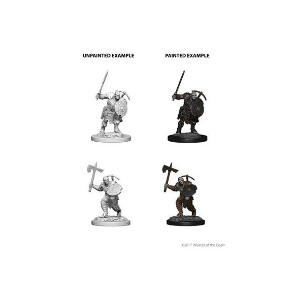 D&D Nolzur's Marvelous Miniatures - Earth Genasi Male Fighter-WZK73203