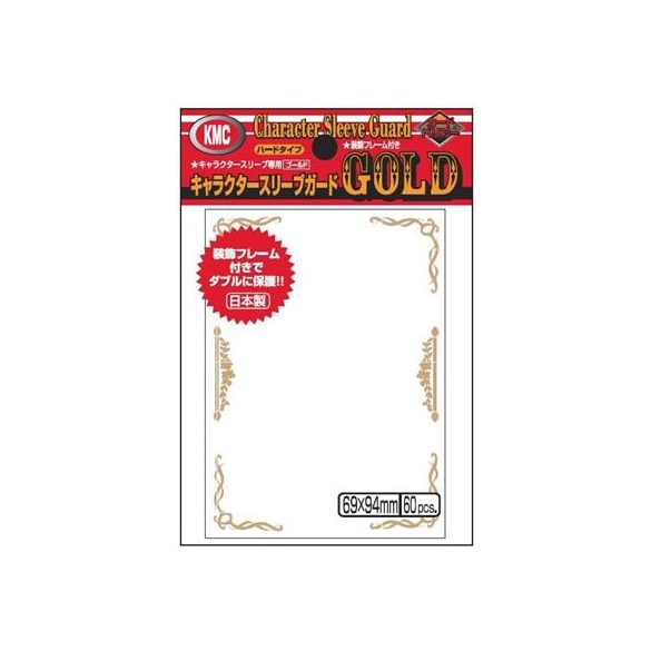 KMC Standard Sleeves - Character Guard Gold - 60 oversized Sleeves-KMC1492
