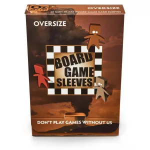 Board Games Sleeves - Non-Glare - Oversize (82x124mm) - 50 Pcs-AT-10428