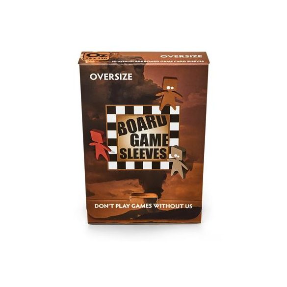 Board Games Sleeves - Non-Glare - Oversize (82x124mm) - 50 Pcs-AT-10428