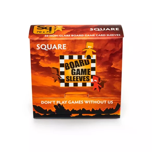 Board Games Sleeves - Non-Glare - Square (69x69mm) - 50 Pcs-AT-10429