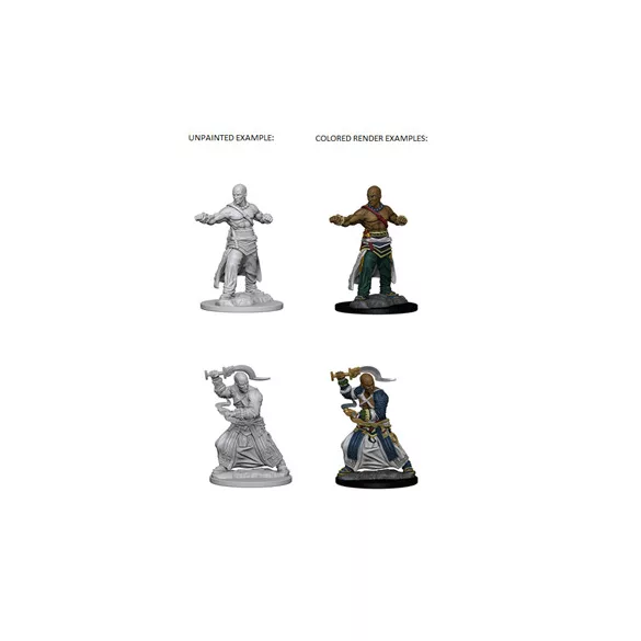 Pathfinder Battles Deep Cuts: Human Male Monk-72612