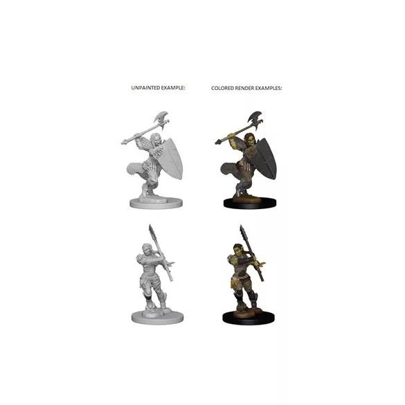 Pathfinder Battles Deep Cuts: Half-Orc Female Barbarian-72614