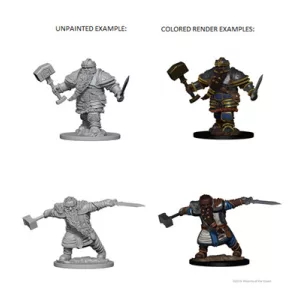 D&D Nolzur’s Marvelous Miniatures: Dwarf Male Fighter-72616