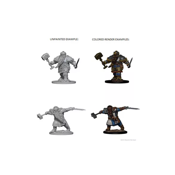 D&D Nolzur’s Marvelous Miniatures: Dwarf Male Fighter-72616